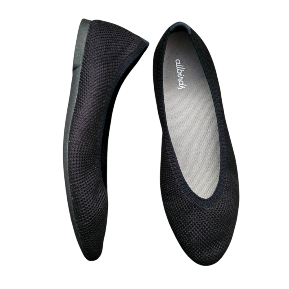 Allbirds Black Knit Ballet Flats